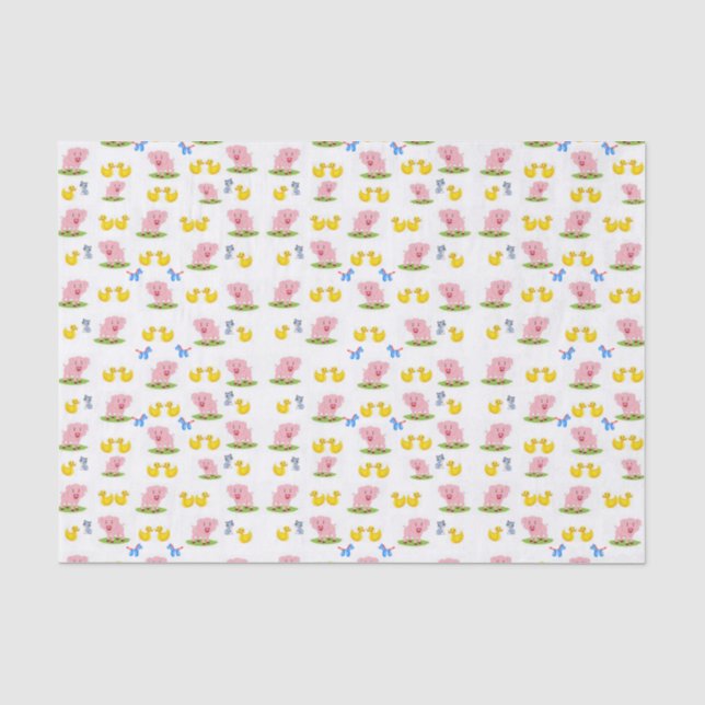 Decorative tissue paper Pig (Front)