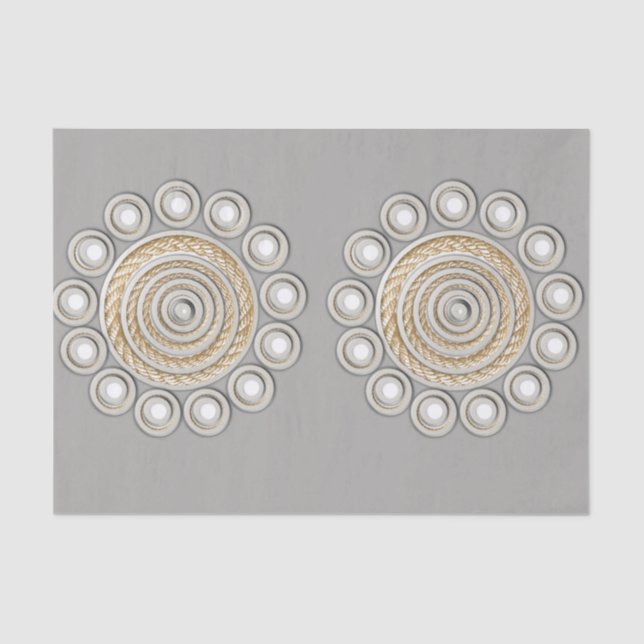 Decorative tissue paper Rope (Front)