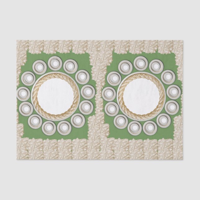 Decorative tissue paper Rope (Front)