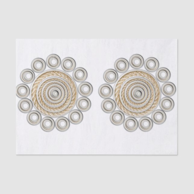 Decorative tissue paper Rope (Front)