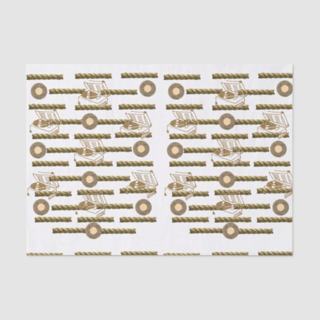 Decorative tissue paper Rope (Front)