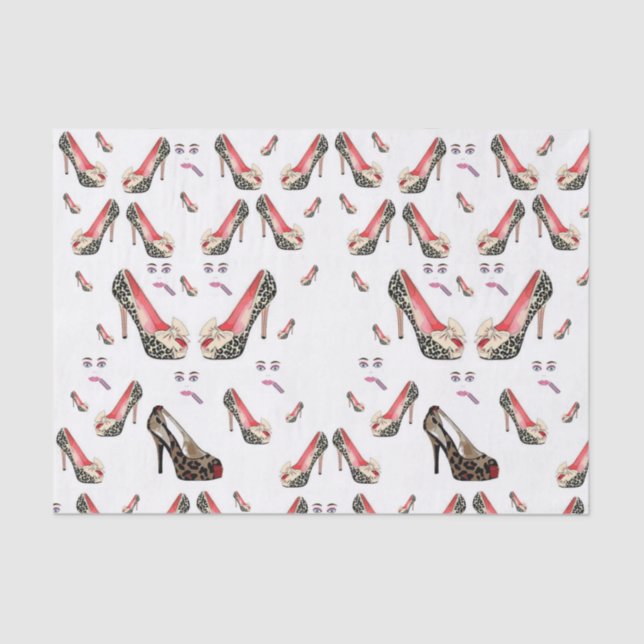 Decorative tissue paper shoes (Front)