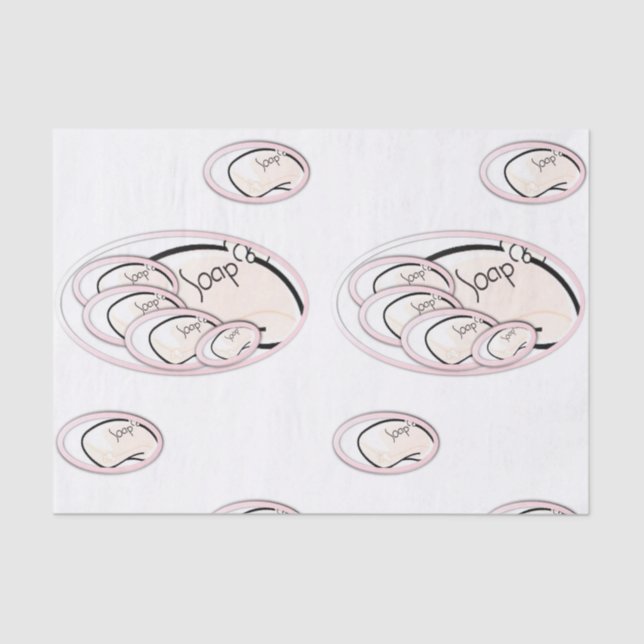 Decorative tissue paper Soap (Front)