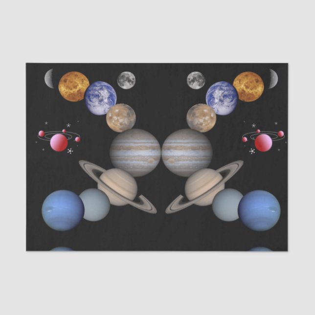 Decorative tissue paper space universe (Front)