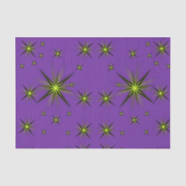 Decorative tissue paper stars (Front)