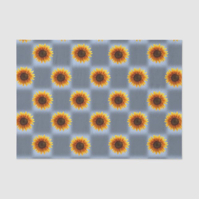 Decorative tissue paper Sunflower (Front)