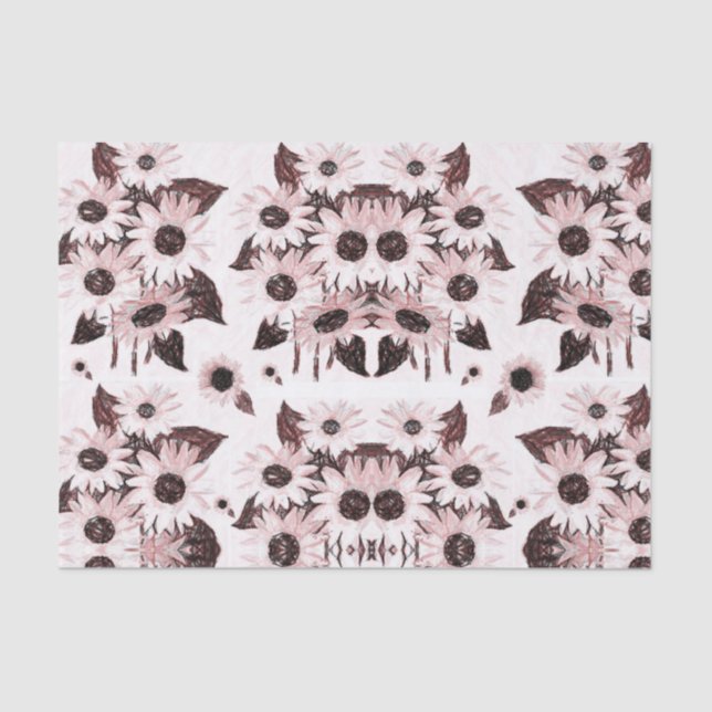 Decorative tissue paper Sunflower (Front)