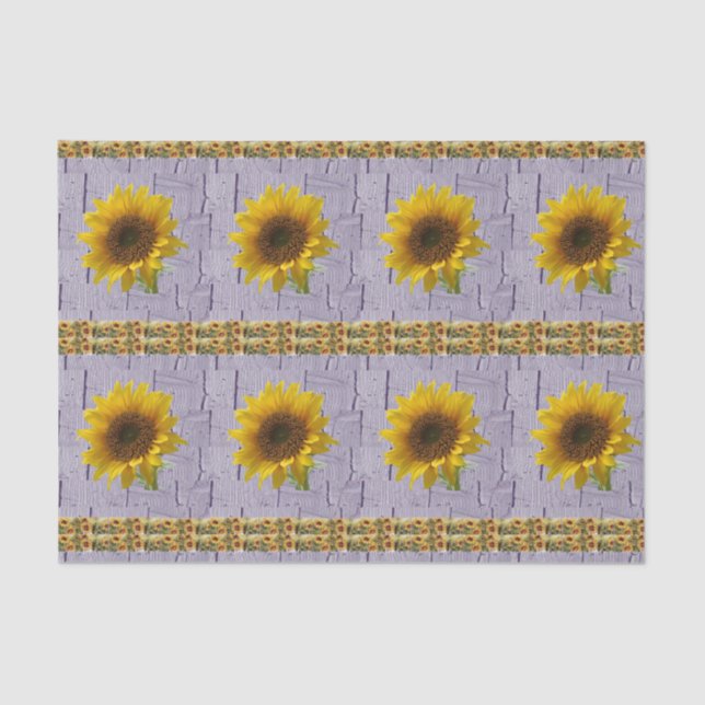 Decorative tissue paper Sunflower (Front)