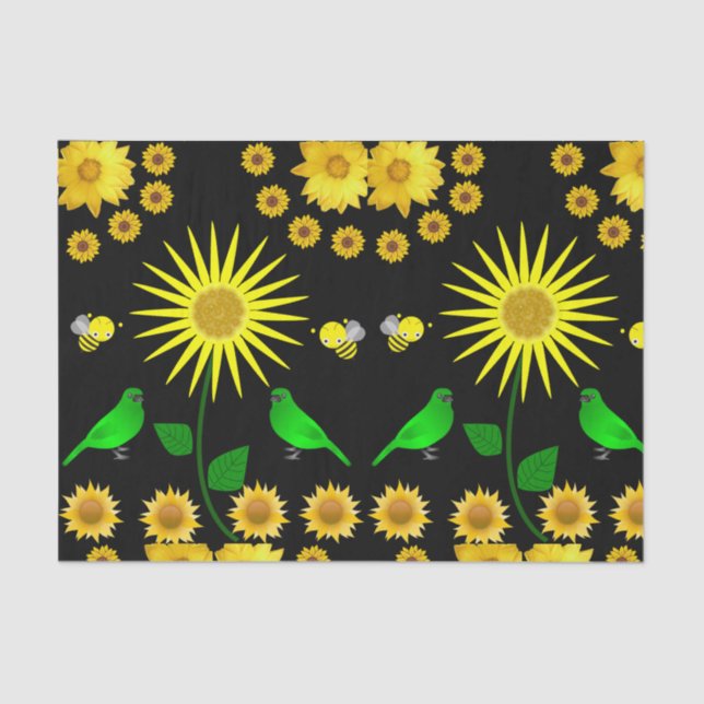 Decorative tissue paper Sunflower (Front)