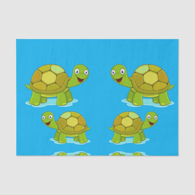 Decorative tissue paper Turtles (Front)