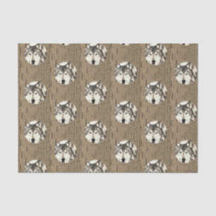 Decorative tissue paper Wolf