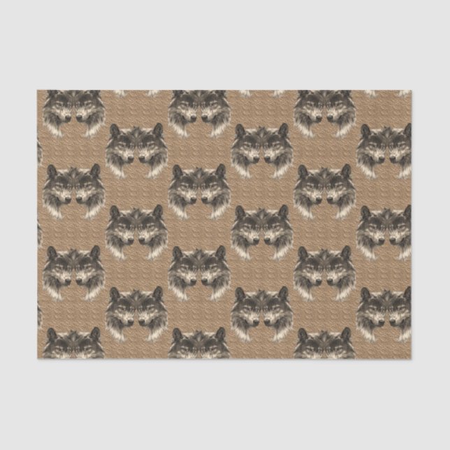 Decorative tissue paper Wolf (Front)