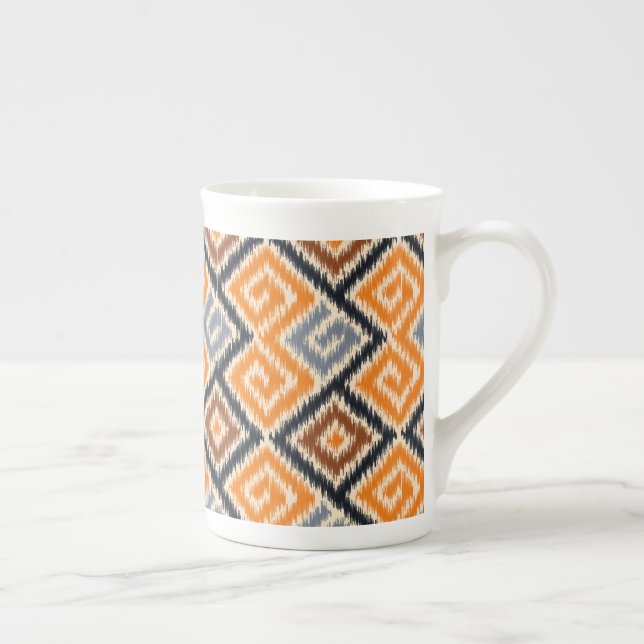 Decorative Traditional African tribal pattern  Bone China Mug (Right)