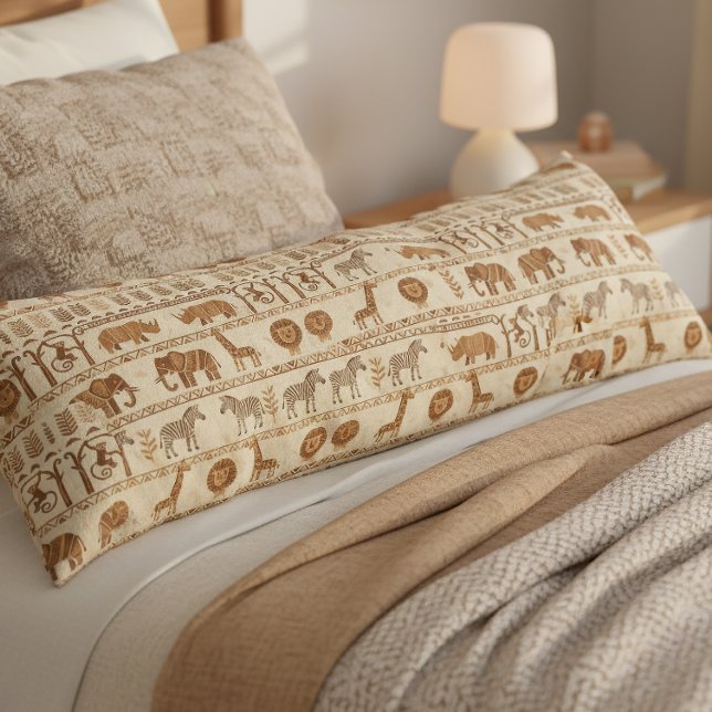 Decorative Tribal Border Safari ID1243 Body Cushion (Creator Uploaded)