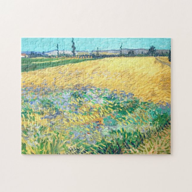 Decorative Van Gogh Wheatfields Fine Art Jigsaw Puzzle (Horizontal)