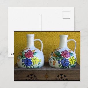 Decorative Vases Postcard