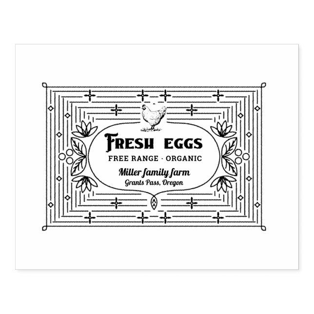 Decorative Vintage | Egg Carton Stamp (Imprint)