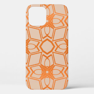 Decorative vintage style seamless geometric patter iPhone 12 case