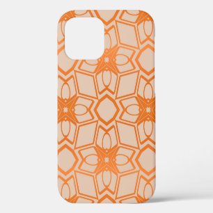 Decorative vintage style seamless geometric patter iPhone 12 case
