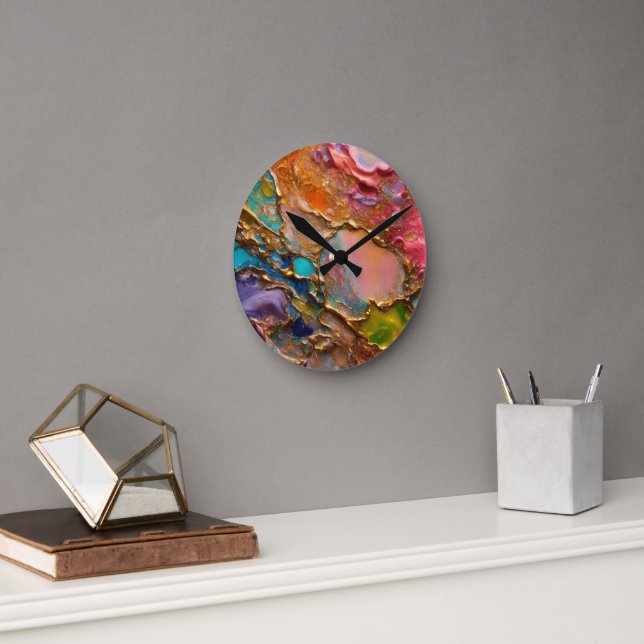 Decorative Wall Clock - Unique Design for Living  (Office)