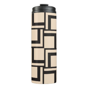 Decorative wallpaper design in shape. Vintage luxu Thermal Tumbler