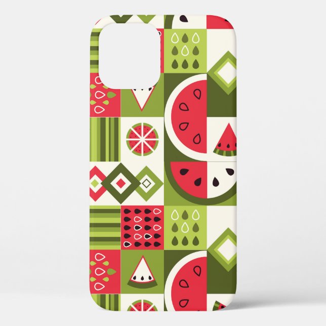 Decorative Watermelon Elements Art Print Case-Mate iPhone Case (Back)