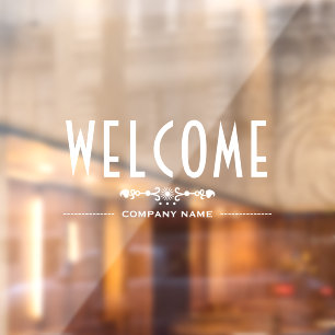 Decorative Welcome Sign,