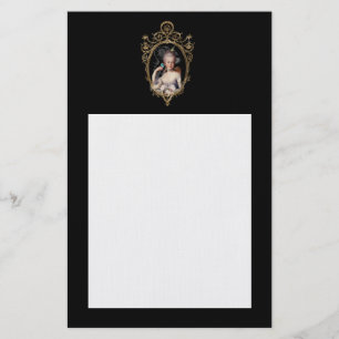 Decorative young Marie Antoinette  Stationery