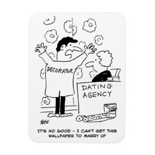 Decorator can't get wallpaper to marry-up magnet