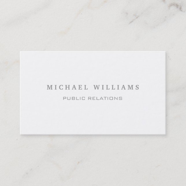 DECORATOR - PROFESSIONAL ELEGANT MODERN BUSINESS CARD (Front)