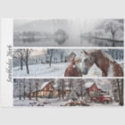 Decoupage 26x6" Winter Collection Handsaw Designs