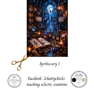 Decoupage Apothecary Alchemists Art Tissue Paper