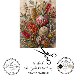 Decoupage Australian Native Banksia Botanical Tissue Paper