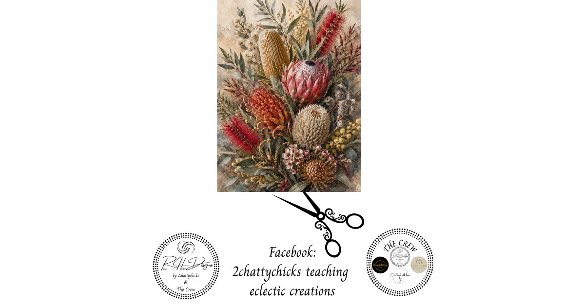 Decoupage Australian Native Banksia Botanical Tissue Paper | Zazzle