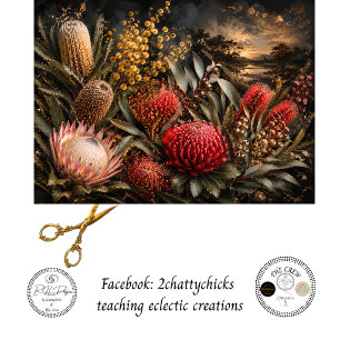 Decoupage Australian Native Flower Decor Tissue Paper