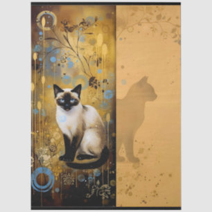 Decoupage Celestial Kitten Tissue Paper