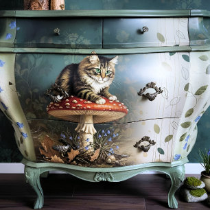 Decoupage Celestial Kitten Tissue Paper