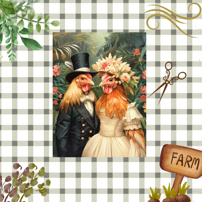 Decoupage Chicks Married Tropical Paridise Tissue Paper (Creator Uploaded)