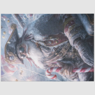 Decoupage Christmas Pirate Santa Claus Tissue Paper