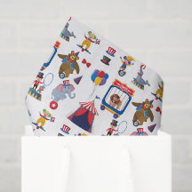 Decoupage Circus Birthday Party Baby Shower
