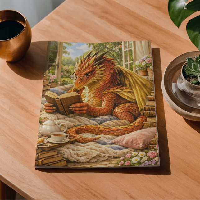 Decoupage Cosy Reading Dragon Tissue Paper (Creator Uploaded)