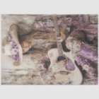 Decoupage Country Girl Guitar Singer Lilac Dress