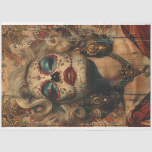 Decoupage Day of Dead Celebration Isabella  Tissue Paper