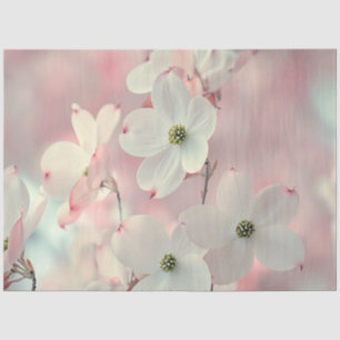 Decoupage Delicate Pink Dogwood Flowers Tissue Paper