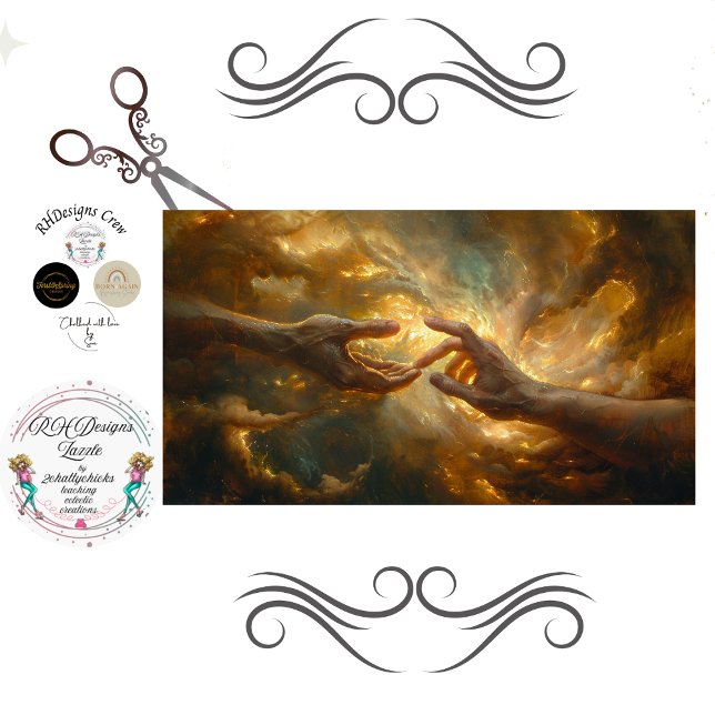 Decoupage Devine Connection Creation Faith Based Tissue Paper (Creator Uploaded)