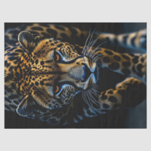 Decoupage Exotic Leopard Close Up Digital Art Tissue Paper
