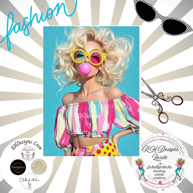 Decoupage Fashionable Chic Bold Stripes & Dots  Tissue Paper (Creator Uploaded)