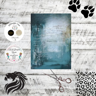 Decoupage Faux French Background Textured Medium  Tissue Paper