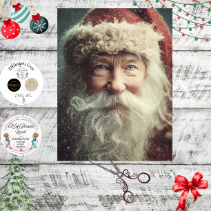 Decoupage Festive Christmas Santa Claus Tissue Paper