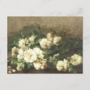 Decoupage Floral Flower Flowers Tissue Paper Postcard